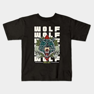 wolf wolf wolf Kids T-Shirt